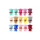 thumbnail image 1 of Llaveros Ositos Miniositos De Peluche Suave LAB.G 15 pzs colores, 1 of 4