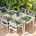 thumbnail image 2 of Saint Patrick's Day Table Cloths for 3 Foot Rectangle Tables, Green Truck Leaves Floral Farmhouse Patio Waterproof Elastic Fitted Tablecloths, Washable Rectangular Table Cover for Camping, 2 of 8