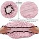 thumbnail image 2 of 4 Pcs Women Shower Caps Elastic Reusable Eco-Friendly Hair Bathing Caps Double Waterproof Layer Bath Cap, 2 of 5