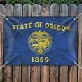 thumbnail image 3 of Rustic Oregon State Flag Distressed USA Home Business Office Sign, 3 of 3