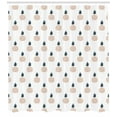 thumbnail image 2 of Ambesonne Pineapple Shower Curtain, Organic Tropical Fruits, 69"Wx84"L, Dark Slate Blue Almond, 2 of 2