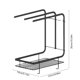 thumbnail image 3 of Estante de cocina: se puede colgar en la pared, para guardar paños de cocina, esponjas, filtros de agua o trapos., 3 of 6