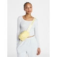 thumbnail image 5 of No Boundaries Women's Hands Free Fanny Pack, Lemon Ice, 5 of 6