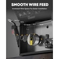 thumbnail image 3 of H HZXVOGEN 250A Aluminum MIG Welder, 110V/220V Dual Voltage 5-in-1 Gas & Flux Core MIG, Pulse MIG, Lift TIG, Stick Welder, 3 of 8