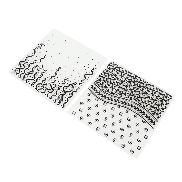 Carpetas de plástico en relieve ANGGREK 59x59in para álbumes de recortes artesanías en papel