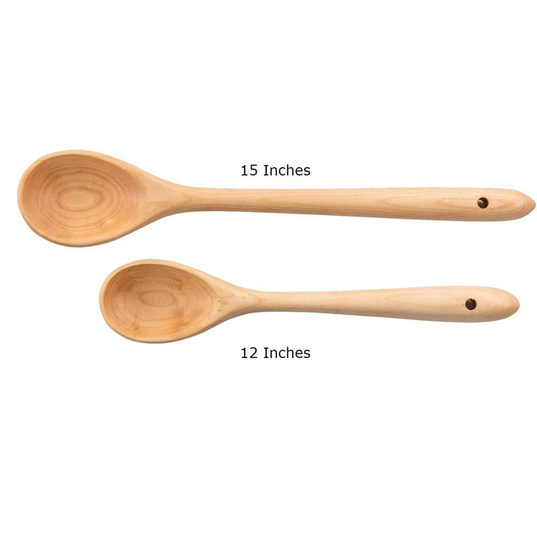 Maple Wood Ladle Curved Handle