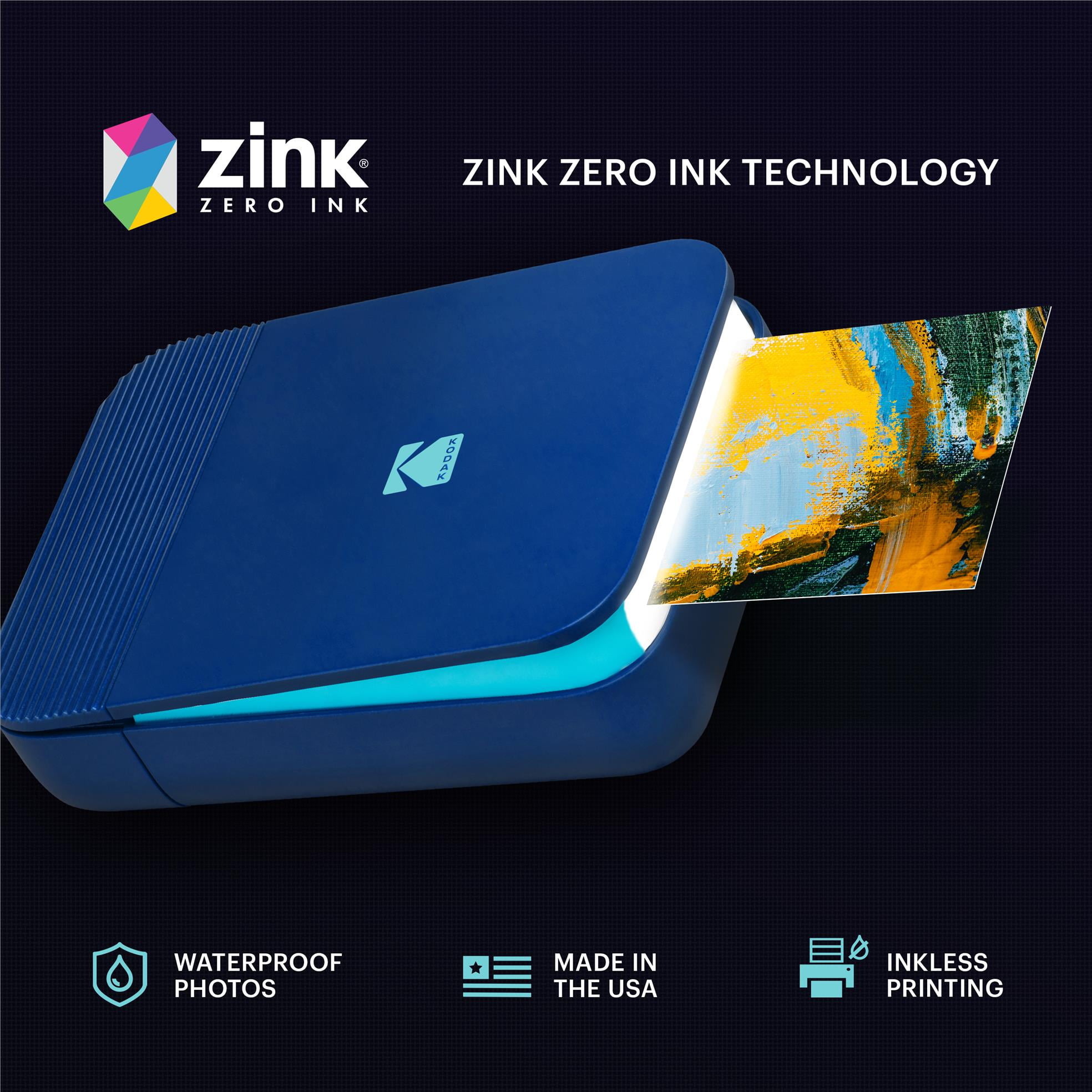 kodak smile instant digital bluetooth printer for iphone & android