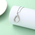 thumbnail image 4 of Teardrop Urn Necklace for Ashes Glass Cremation Jewelry for Women Men Teardrop Memorial Ash Pendant Funeral Keepsake Jewelry for Women Memory Jewelry for Women Men, 4 of 7