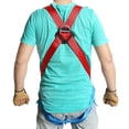thumbnail image 3 of koolsoo Pro Protection contre les Chutes Harnais d'Escalade sur Roche Équipement Complet Rouge, 3 of 5