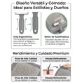 thumbnail image 3 of Cepillo Carda Universal Pro para Mascotas con Placa de Extracción de Pelo Gris, 3 of 5