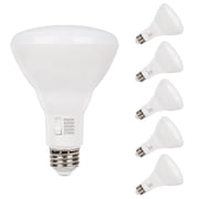 Westinghouse 9 Watt (65 Watt Equivalent) Frost BR30 Flood Dimmable LED Light Bulb Medium (E26) Base with Color Temperature Selectable, 6-Pack