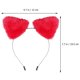 thumbnail image 2 of WASHWEPE Accesorio Rojo Orejas De Animal Con Elástica Para Y Eventos De Fiesta, 2 of 7