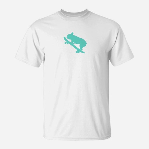 Funny French Bulldog On Skateboard Boys Pet Parent Gift Idea TShirt