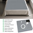 thumbnail image 3 of Debonair Grounding Sheets,90% Organic Cotton + 10% Pure Silver Fiber, Grounding Bed Sheets with Grounding Cord for Healthy Sleep Therapy for Adults,Gray, 3 of 8