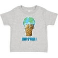 thumbnail image 3 of Inktastic Keep It Cool Melting Earth Ice Cream Cone Boys or Girls Toddler T-Shirt, 3 of 5