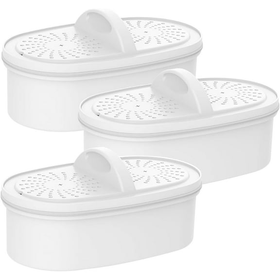 Replacement for All Waterdrop Pitcher and Dispenser Filtration Systems, Fits Waterdrop WD-PF-01A Plus, Reduces PFAS, PFOA/PFOS, Chlorine, Last Up to 200 Gallons (Pack of 3), AQUA CREST