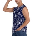 thumbnail image 3 of Balery Snowflakes2 Camisetas sin mangas para hombre, absorbe la humedad y protege contra el mal olor.-XX-Large, 3 of 7