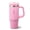 Pink, variant on Carote Insulated Stainless Steel Tumbler with Handle and Lid, Leakproof Double Wall Vacuum Travel Mug, Reusable Cup for Hot & Cold Drinks, Brown, 32oz