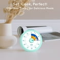 thumbnail image 2 of Pomodoro Timer Planet Rocket - 60-Minute Visual Countdown Timer for Kids with Cosmic Rocket Design – Silent, Blue, 2 of 8