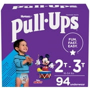 Pull-Ups Boys' Learning Designs Training Pants, Size 2T-3T, 94 Count (Packaging May Vary)