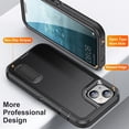 thumbnail image 3 of Étui Support Rigide Hybride Double Ultra Protecteur Anti-Rayures avec Pare-Chocs avant pour iPhone 14 Plus 6,7 Pouces, 3 of 7
