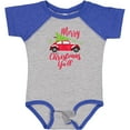thumbnail image 3 of Inktastic Merry Christmas Ya'll with Red Car and Tree Boys or Girls Baby Bodysuit, 3 of 5