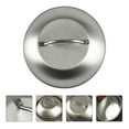 thumbnail image 3 of Round Stainless Steel Dome Lid for Cooking, Grilling, Steaming, Basting - Metal Pot Cover for Kitchen Use, 3 of 6