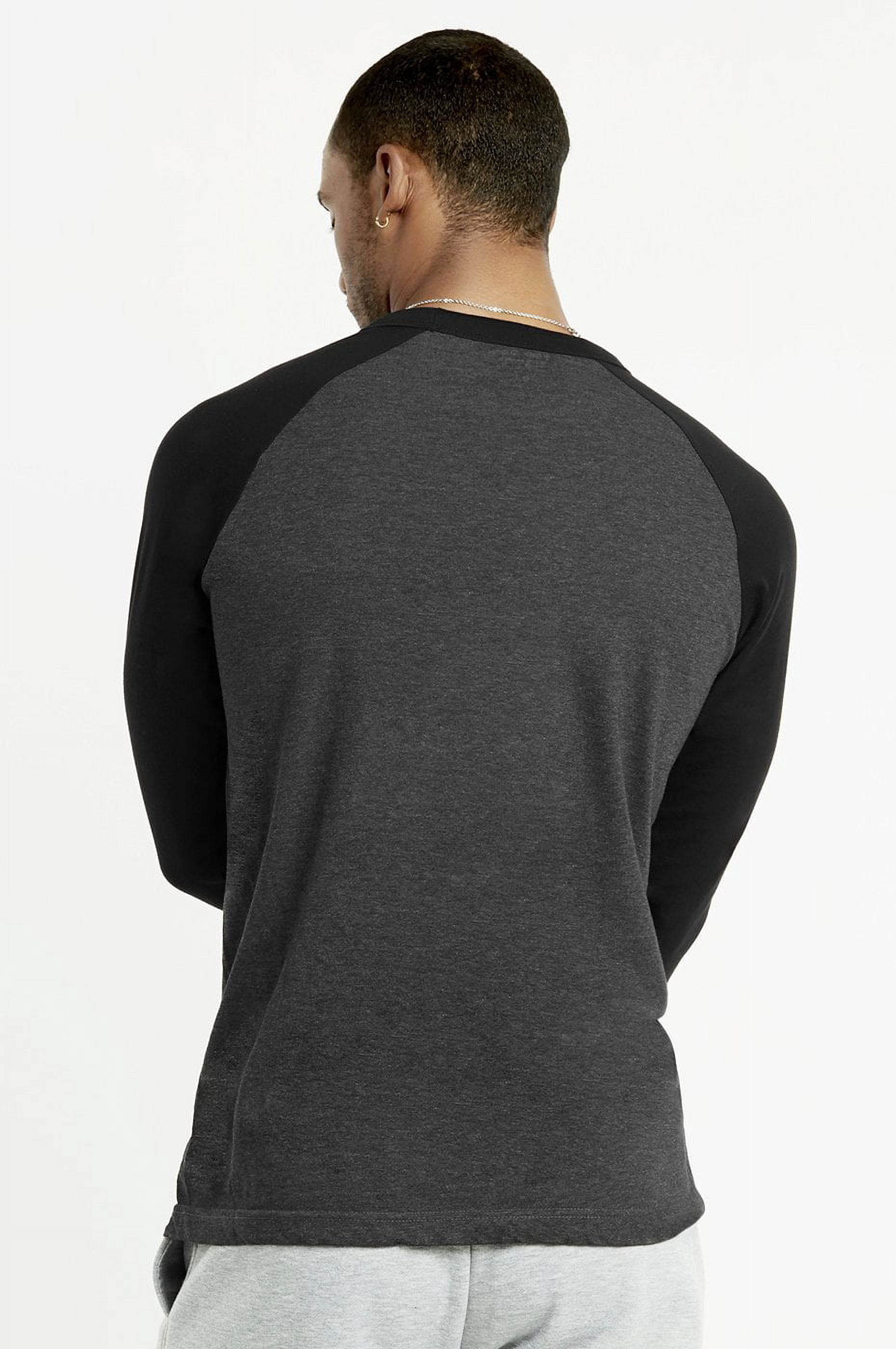 Top Pro Men's 3/4 Sleeve Crew Neck Raglan Jersey Baseball Tee Shirts (Single and Multi Packs Available)