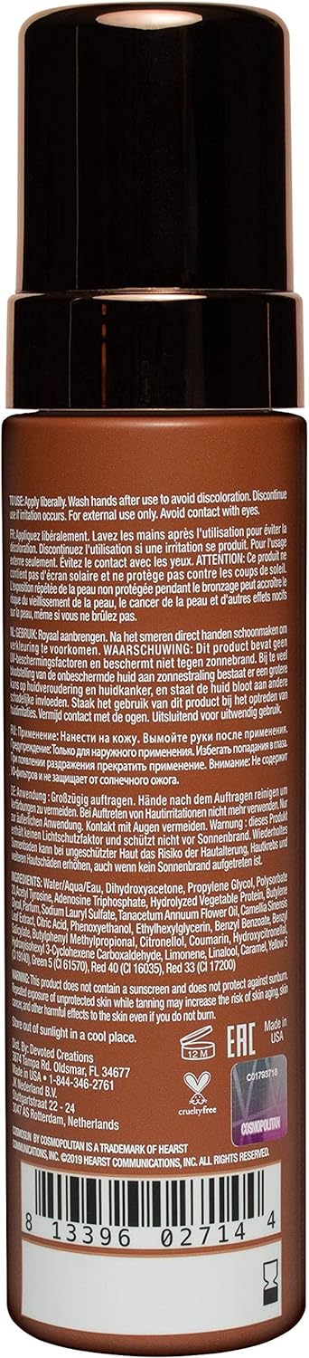 CosmoSun by Cosmopolitan Sunless Mousse with Instant Color 7.44 oz
