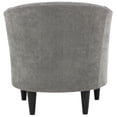 thumbnail image 4 of Fox Hill Trading Windsor 17.5" Traditional Polyester Fabric Club Chair in Gray, 4 of 4