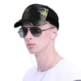 thumbnail image 4 of Disketp Jellyfish Print Trucker Hat Men Women - Mesh Baseball SnapBack Cap, 4 of 7
