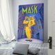 thumbnail image 3 of Las Aventuras de la Máscara Cuadro decorativo colgante - Arte de pared - Póster enmarcado - Decoración de pared - Regalos para familia, amigos y aficionados 40*60 cm, 3 of 6