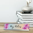 thumbnail image 3 of My Rules, Designer Office Gift Desk Sign (2 x 8"), 3 of 3