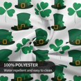 thumbnail image 4 of Nappe de Table Ronde pour la Saint-Patrick 60 Pouces Résistante aux Plis Lavable en Polyester pour Camping, Fête, 4 of 6