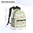 thumbnail image 4 of Haiem Happy Easter Lightweight Backpack for School, Classic Basic Water Resistant Casual Daypack for Travel with Bottle Side Pockets, 4 of 8