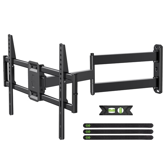 USX MOUNT Full Motion Corner TV Wall Mount for 32-75" TVs, 32.37" Extension, Swivel Tilt Arm, Max VESA 600x400mm, Holds 100 lbs