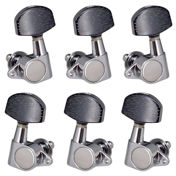 TOP! 3L3R Closed Guitar String Tuning Pegs Tuner Machine Heads Knobs Keys for Acoustic or Electric Guitar,6 Pack