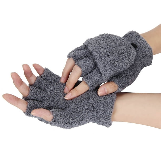 RXIRUCGD Fingerless Gloves Clearance Items Girls Women Ladies Hand Wrist  Warmer Winter Fingerless Gloves Mitten GY