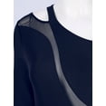 thumbnail image 7 of CHICTRY Womens Ballet Lyrical Dance Wear One Shoulder Asymmetrical Modern Dance Dress, 7 of 7