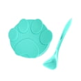 thumbnail image 3 of Tapa para lata de comida para mascotas con cuchara, universal, de silicona, con sellado perfecto, para lata de comida para gatos y perros, color verde, 3 of 12