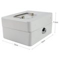 thumbnail image 3 of Yosoo Security Box, 1Pc Mini Portable Steel Petty Lockable Cash Money Coin Safe Security Box Household Home Use, 3 of 5