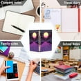thumbnail image 6 of FORMRS 1-Subject Spiral Notebook 8" x 5" College Ruled 60 Refillable Sheet A5 Hard Cover, Black Neon Road, 6 of 7