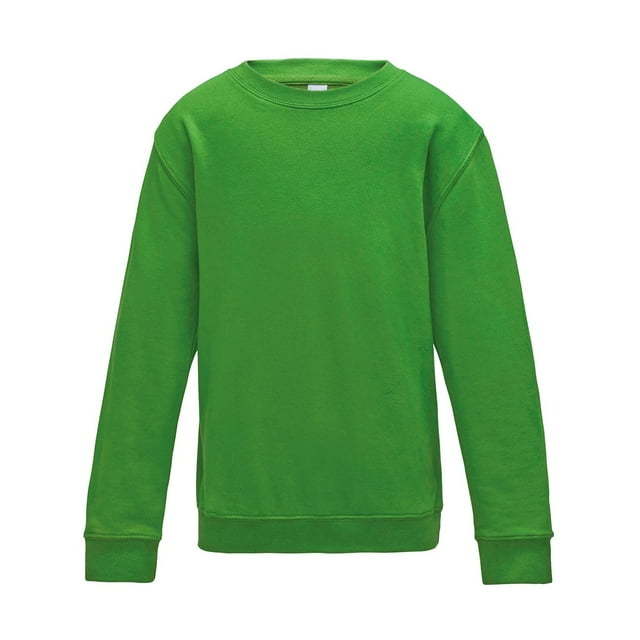 AWDis Just Hoods Boys/Girls Plain Crew Neck Sweatshirt
