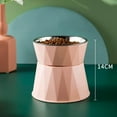 thumbnail image 2 of Elevated Cat Dog Pet Bowl Feeder Food Water Raised Lifted Stand Bowls High Foot, 2 of 12
