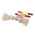 thumbnail image 2 of Penn-Plax Casino Kabob Toy for Medium Birds - Wood Perches, Pink & Yellow Calcium Blocks, & Rope Toy, 2 of 10