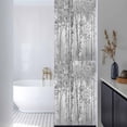 thumbnail image 3 of Gray Grey Forest Window Privacy Film, Grey Modern Art Oil Painting Static Cling UV Sun Blocking Heat Control Window Tint Day and Night, Non-Adhesive One Way Windows Privacy Cover 17.7''x78.7'', 3 of 7