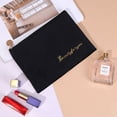 thumbnail image 6 of Letter Embroidery Cosmetic Bag Portable Women Travel Cosmetics Storage Bag Small Size Velvet Appendix Bag Spot, 6 of 8
