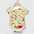 thumbnail image 3 of Pompompurin Baby Bodysuit Boy Girl Clothes Soft Newborn Infant Outfit Short Sleeve Romper, 3 of 8