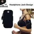 thumbnail image 2 of UDIYO Outdoor Jogging Running Sport Fitness Adjustable Arm Band Bag Phone Holder Pouch, 2 of 5