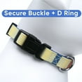 thumbnail image 5 of Pawtitas Multicolor Dog Collar XSmall Yellow / Orange / Blue, 5 of 7